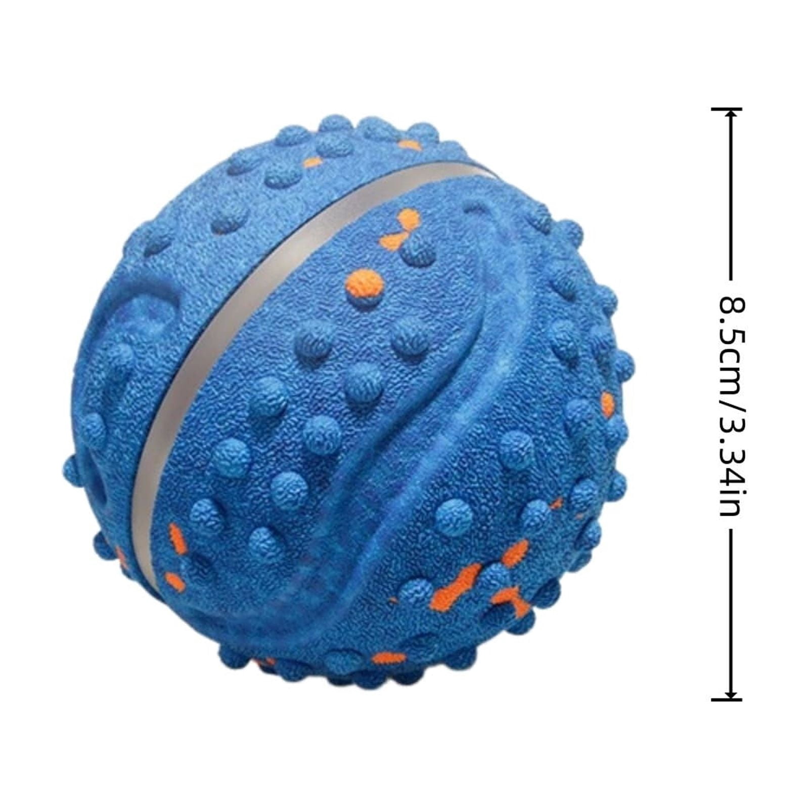 Automatic Rechargeable Self Moving Bouncing Flashing Lights Interactive Pet Toy 315 Inch for Small Medium Dogs Cats Indoor Outdoor Play