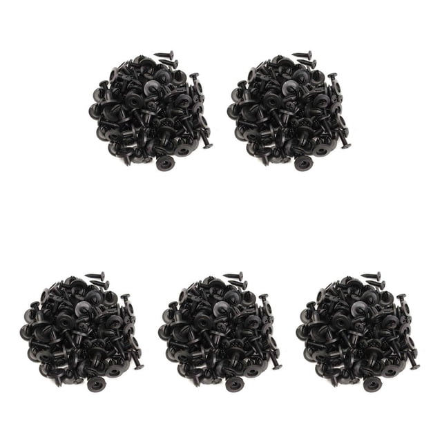 Maoww 50 Pieces Universal Car for Fender Retainer Clips Portable Vehicle Rivets Door Panel Fastening Push Pins Accessories 5Set