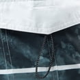 thumbnail image 3 of Bañador corto para hombre, talla grande y alta, con bolsillo lateral, con cordón, a rayas, para playa y forro de malla, 3 of 5
