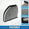 thumbnail image 3 of Cabin Air Filter No.2128300318 Engine Air Filter Replacement for Mercedes-Benz AMG GT 2017-2021, 3 of 6