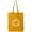 Gold, variant on Sunshine Cotton Canvas Tote Bag