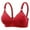 Womens Bras Red, variant on Womens Everyday Bras, Women's Wireless Bra No Underwire Seamless Push Up Bra Comfort Full Coverage Padded Soft Vneck Everyday Bralette 36-42