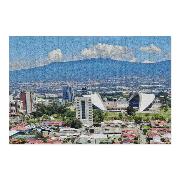 San Jose, Costa Rica - Aerial view of La Sabana Park ...