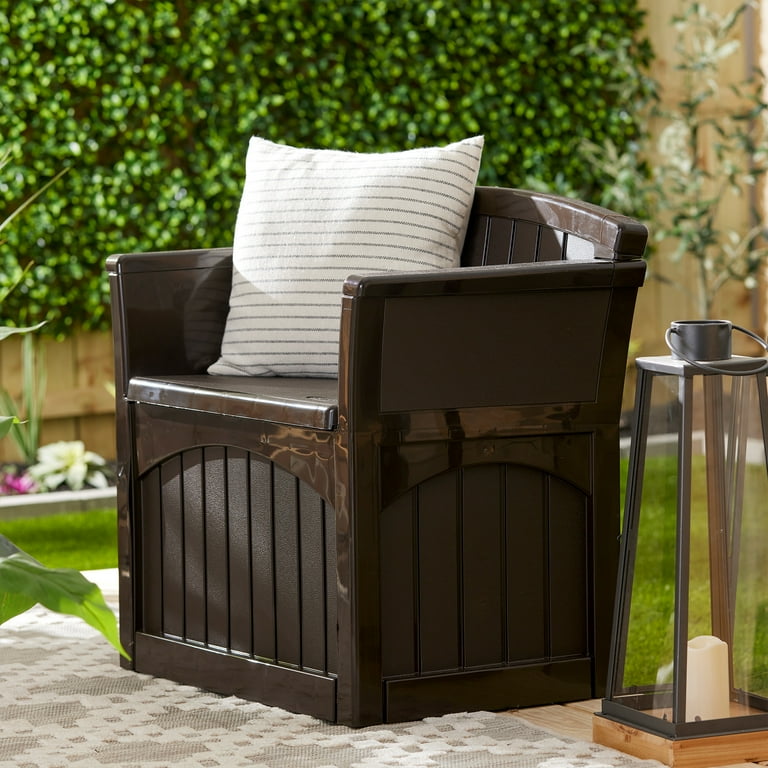 Suncast patio storage bench discount