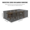 thumbnail image 5 of CJC 84" x 52" x 29" Black Patio Furniture Set Cover, Waterproof, 5 of 9