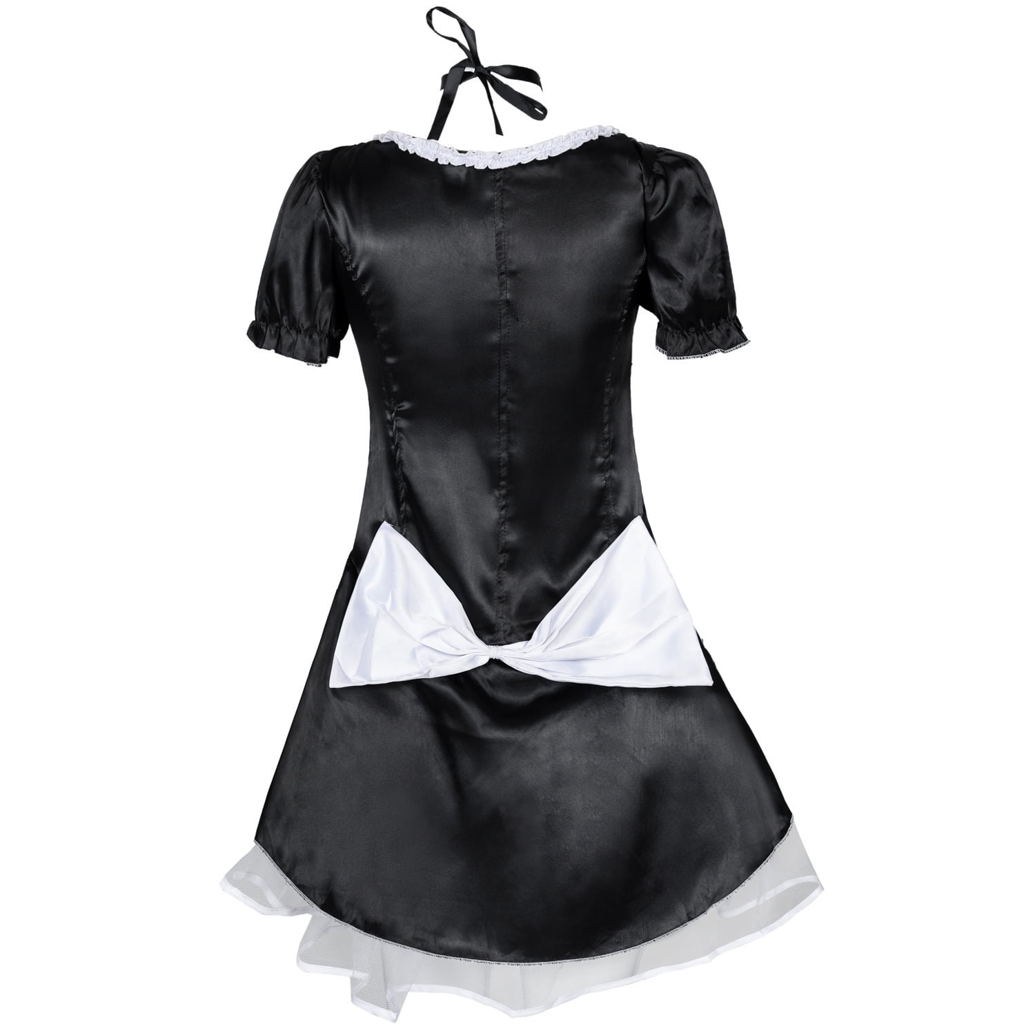 White Satin Maids Dress