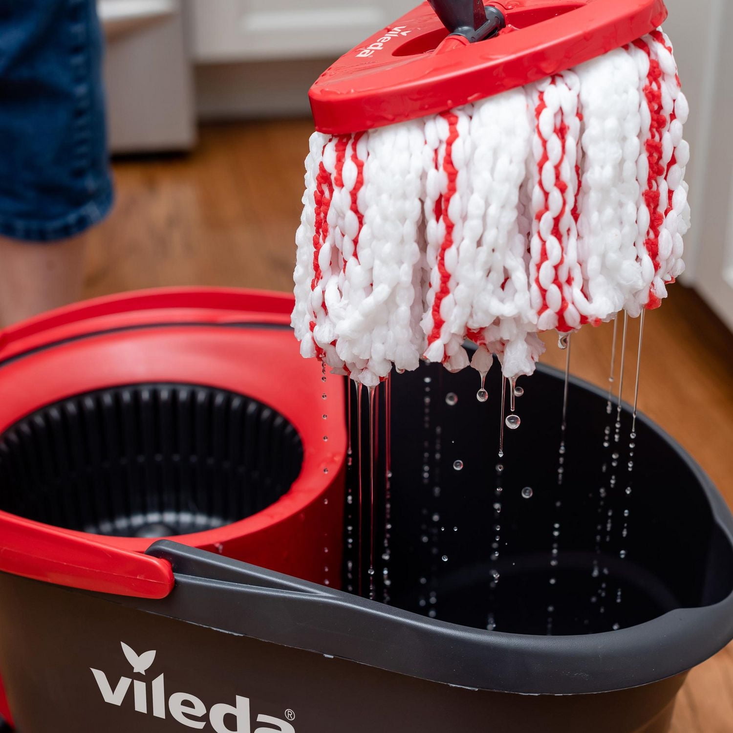 EasyWring Deep Clean Mop Head Replacement, Machine-Washable Refill (6 Pack)