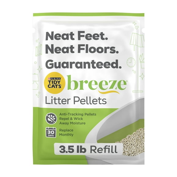 Purina Tidy Cats Litter Pellets, BREEZE Refill Litter Pellets - (6) 3.5 lb. Pouches