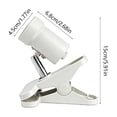 thumbnail image 3 of Fesfesfes Reptile Heat Lamp Rotatable Turtle Heating Light Heat Bulb Simulated Sunlight Basking Lamp with Clamp for Reptiles Lizard Amphibian Bearded(Bulb not included), 3 of 6