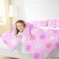 thumbnail image 4 of Castle Fairy Christmas Winter Snowflakes Full Size Comforter Sets 3-Piece for Female Men Adults Teens,Happy New Year Bedding Comforter Set,Xmas Festival Lightweight Bedding Sets, 4 of 8