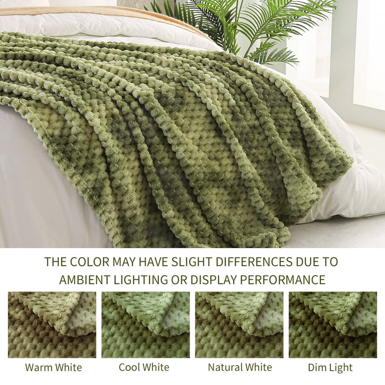 Exclusivo Mezcla, Large Soft Fleece Throw Blanket, 50x70, Stylish