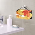 thumbnail image 6 of Autumn Maple Leaves Tissue Box Cover Leather Square Rectangle Tissue Box Holder for Bathroom Living Room Desk Office Decor, 6 of 7