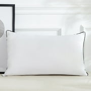 Bedding Bed Pillows for Sleeping Goose Feather Down Pillows with Breathable Downproof Cover Hotel Standard 20 Inches Comfort and Support