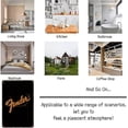 thumbnail image 7 of Vintage Metal Sign Fender Music Instruments Poster Retro Tin Signs Funny Aluminum Sign For Man Cave, Garage, Living Roome, Cafe And Pub Decoration 8 X 12 Inch, 7 of 7