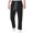 (New88)Black, variant on Men's Loose Solid Color Casual Elastic Waist Fashion Trendy Rivet Pocket Drawstring Pants Suitable for Parties and Gatherings