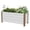 white 60*40*45cm, variant on Aluminum Planter Box 24"x16"x18", Modern Raised Garden Bed with Rounded Corners & Anti-Cut Edging, Deep Design with Drainage Holes for Outdoor Patio & Balcony, Gray