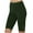 Green, variant on Bermuda Shorts For Women Yoga Pants High Waisted Long Shorts For Running Workout Athletic Shorts Olive Green