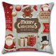 thumbnail image 4 of Funda de cojín cuadrada Feliz Navidad, Fundas de almohada de lino Fundas de almohada decorativas Decoración del hogar para sala de estar Sofá Cama, 4 of 5