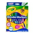 thumbnail image 1 of Plumones Crayola Wonder Markers Punta Fina 12 Piezas, 1 of 4