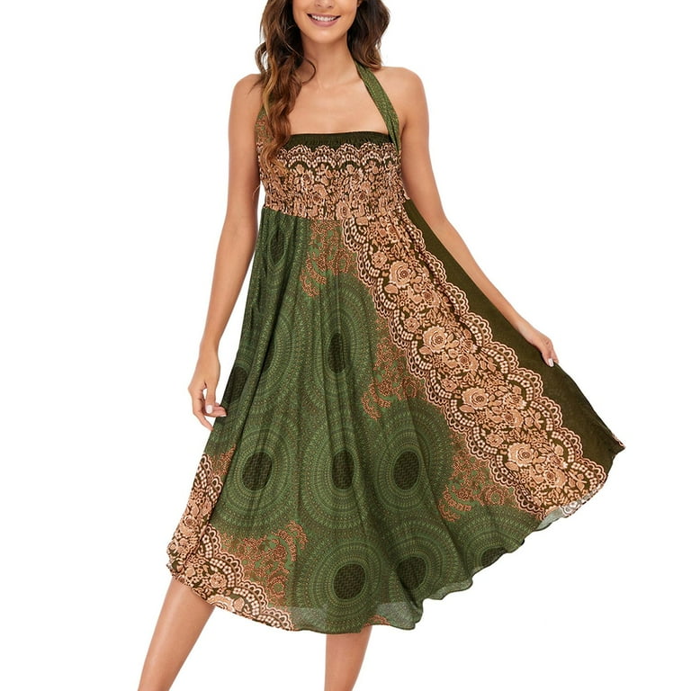 green emerald velvet dress Paisley Handkerchief-Hem Midi Dress  New York & Company