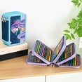 thumbnail image 3 of gcong Backpack for Art Supplies with Large Capacity Drawing Storage Organizer for School Craft Projects Purple, 3 of 4
