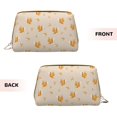 thumbnail image 3 of Gaeub Squirrel Animal Printed Travel Cosmetic Bag,Makeup Bag, Large Capacity Toiletry Bag for Women, Portable Pouch Make Up Organizer with Zipper and Divider, 3 of 8