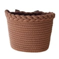thumbnail image 3 of Lipstore Kids Bike Basket Bike Pannier Decoration Portable Cargo Rack Cycling Storage brown, 3 of 8