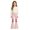 Q308 Pink, variant on Glisme Teen Girls Trousers Colorblock Zip Front With Pockets Autumn Loose Fit Girls Flare Leg Pants Size 7-8 Years