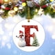 thumbnail image 4 of 2024 26 Letter Christmas Snowman Christmas Pendant - Acrylic Car Pendant Saint, 4 of 5