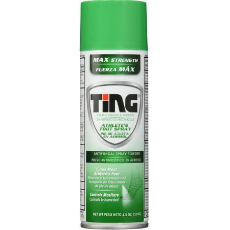Ting Antifungal Spray Powder 4.50 oz (Pack of 2)