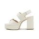 thumbnail image 5 of Zapatilla Elegante Para Mujer Formal Oficina Color Latte beige 24.5, 5 of 6