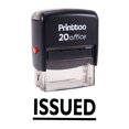 thumbnail image 1 of Printtoo Self Inking ISSUED Rubber Stamp Office Stationary Stamp-Black, 1 of 1