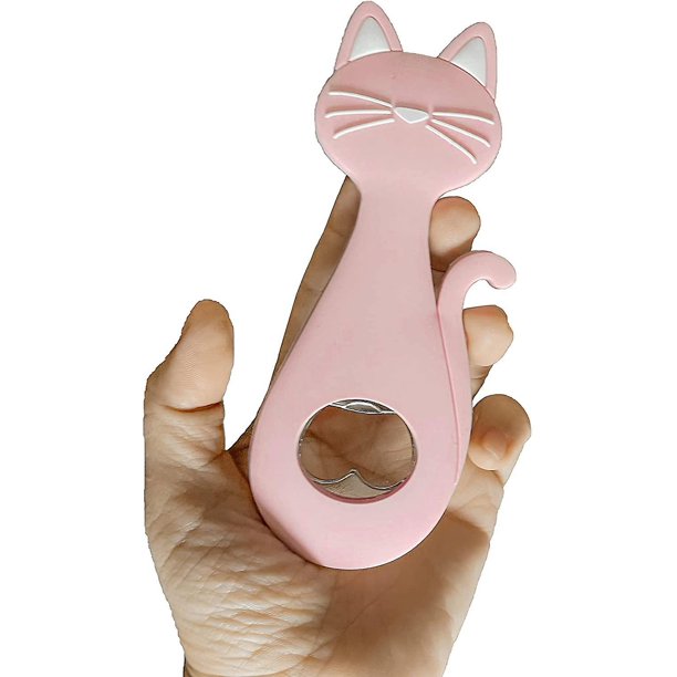 Abridor de botellas con imán en forma de gato, portátil, creativo, 1p, vino, cerveza, bebida, abridor para beber, Bar, Gadget, vidrio, cerveza, herramientas de cocina, artículos de bar para niñas