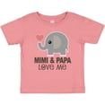 thumbnail image 3 of Inktastic Mimi and Papa Love Me Elephant Boys or Girls Baby T-Shirt, 3 of 5