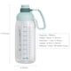 thumbnail image 3 of Botella Deportiva Blanca con Asa y Pajilla, Capacidad de 1.8L, Ideal para Viajes, Gimnasio y Actividades al Aire Libre, Diseño Antiderrames y Moderno., 3 of 6