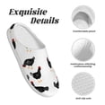 thumbnail image 5 of Picia Funny Chicken for Women's Lamb-hug Comfy Fleece House Slippers Memory Foam, Slip-on House Shoes Indoor Outdoor-44/45, 5 of 7