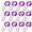 Purple, variant on Fairy Lights 12Pack Battery Operated String Lights 7FT 20LED Christmas Lights Silver Wire Mason Jar Lights for Wedding Birthday Party Ceremony Christmas Thanksgiving Decoration, Cool White