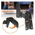 thumbnail image 2 of Soporte de Altavoz Universal Ajustable Dual con Pin de Acero Sólido Pyle, Ángulo de Inclinación y Rotación 90°-30°, Parada de Seguridad, Distancia de 31.75 cm desde la Pared, 2 of 6