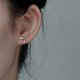 thumbnail image 5 of Guardurnaity 1 par de pendientes de tijera para mujer, pendientes de aleación, adornos para las orejas, joyería chapada para mujer, joyas para fiestas de Ropa, zapatos y accesorios Miscelánea Plata Guardurnaity AP013907-02, 5 of 6