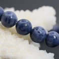 thumbnail image 2 of Bracelet Extensible Unisexe en Perles Rondes 8 mm en Corail Éponge Bleu Naturel, 2 of 2