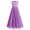 Light Purple, variant on IBTOM CASTLE Flower Girl Dresses Junior Wedding Bridesmaid Prom Party Chiffon Floral Lace Flowy Maxi Princess Pageant Long Communion Gown 11-12 Years Pink