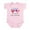 Petal Pink, variant on CafePress - Half British Half American Body Suit - Baby Light Bodysuit, Size Newborn - 24 Months