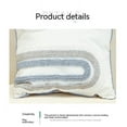thumbnail image 7 of 45cm*45cm Nordic Ins Wind Geometry Cotton Canvas Pillow Tufted Embroidered Cushion National Wind Home Hotel Homestay Pillow Cover, 7 of 7