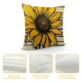 thumbnail image 4 of PIKWEEK  Spring Summer Bumble Bee Sunflower Decorative Throw Pillow Covers  Fall Farmhouse Black White Stripe Home Decor, Yellow Buffalo Plaid Check Quote Outdoor Couch Cushion Case, 4 of 5