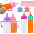 thumbnail image 3 of Baby Doll Feeding Set Plastic Milk Bottle Pacifier for Pretend Play, 3 of 10