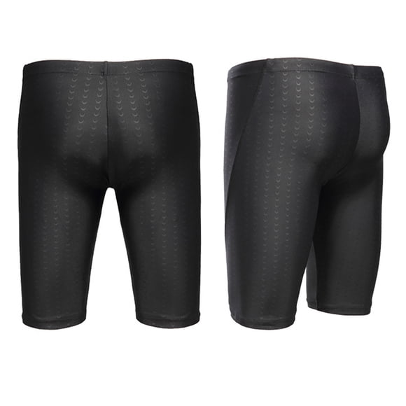 Pantalones Cortos De Natación para Hombres, Pantalones Cortos De Natación De Entrenamiento Largos Pantalones Cortos De Natación Largos Pantalones Cortos De Traje De Baño Largos Instalación Sin Esfuerzo Jadeshay A
