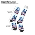 thumbnail image 2 of Cauagu Cute Gnomes in USA Print Women's Men's Ankle Socks 1-pack Casual Athletic Socks for Unisex Adult Moisture-Wicking Socks for Daily Wear/Running/Sport, 2 of 8