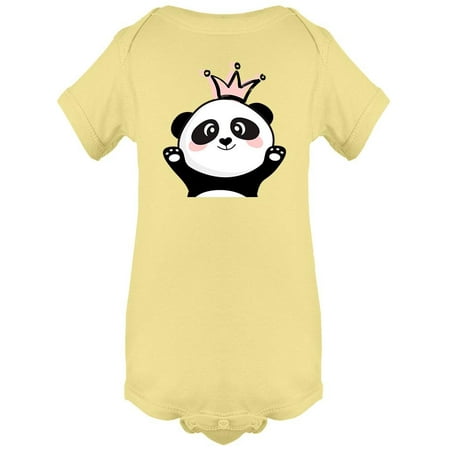 

Cute Panda With A Crown Bodysuit Infant -Image by Shutterstock 12 Months