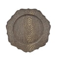 thumbnail image 2 of Balsa Circle 6 Rustic Natural 13" Wooden Round Acrylic Charger Plates Scalloped Trim Party Events Decorations Supplies, 2 of 8