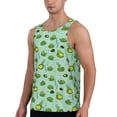 thumbnail image 2 of Rateoe Froggs In The Lake Pattern Sleeveless Gym Shirt Muscle Tee Breathable Workout Shirt Slim-Fit Tank Quick Dry Fit Muscle Tank Top Bodybuilding Sleeveless T Shirt-, 2 of 7